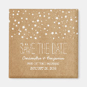 Sterrennacht Sparen de Magnet van de Datum (Voorkant)