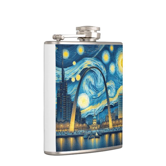 Sterrennacht St. Louis Missouri Heupfles (Rechts)