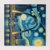 Sterrennacht St. Louis Missouri Legpuzzel (Horizontaal)