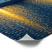 Sterrennacht St. Louis Missouri Poster (Hoek)