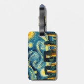 Sterrennacht Stonehenge Bagagelabel (Achterkant verticaal)