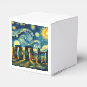 Sterrennacht Stonehenge Bedankdoosjes (Achterkant)