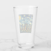 Sterrennacht Stonehenge Glas (Achterkant)