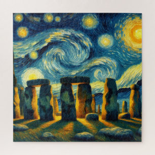 Sterrennacht Stonehenge Legpuzzel