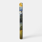 Sterrennacht Stroll – Gezellige Wasbeer Kunst iPhone 16 Hoesje (Linkerkant)