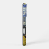 Sterrennacht Stroll – Gezellige Wasbeer Kunst iPhone 16 Hoesje (Rechterkant)