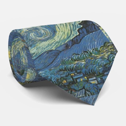 Sterrennacht Stropdas (Opgerold)