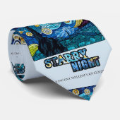 sterrennacht Stropdas (Opgerold)