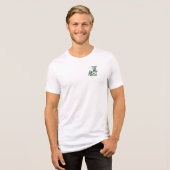 Sterrennacht Surfer Tri-Blend Shirt (Voorkant volledig)