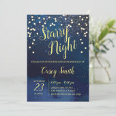 Sterrennacht Sweet Zestien Verjaardag Kaart (Staand voorkant)