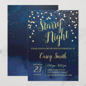 Sterrennacht Sweet Zestien Verjaardag Kaart (Voorkant / Achterkant)
