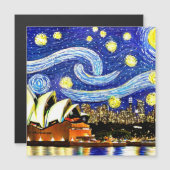 Sterrennacht Sydney Australië Operahuis (Voorkant / Achterkant)