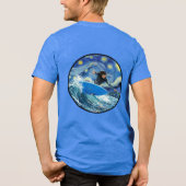 Sterrennacht Tri-Blend shirt (Achterkant)