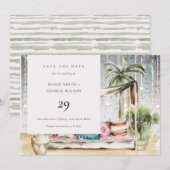 Sterrennacht Tropische Cabana sparen de Kaart van (Voorkant / Achterkant)