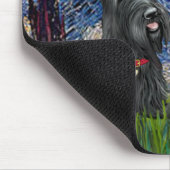 Sterrennacht - Twee Schotse terriërs Muismat (Hoek)