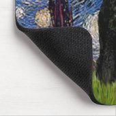 Sterrennacht - Twee standaard poedels Muismat (Hoek)