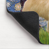 Sterrennacht - Twee Wheaten Terriers (2e) Muismat (Hoek)