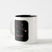 Sterrennacht Tweekleurige Koffiemok (Voorkant links)