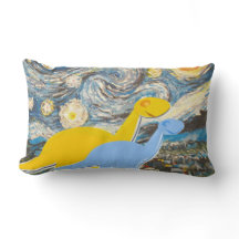 Sterrennacht U bent een Star Cute Dinosaurs Pillow