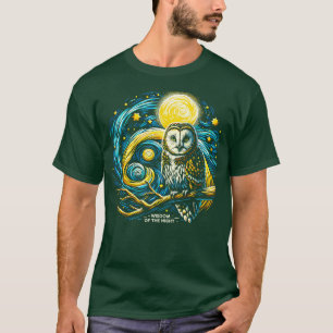 sterrennacht uil 1 t-shirt