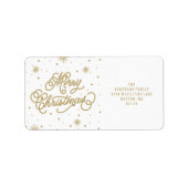 Sterrennacht | Vakantie-Adresetiketten Etiket (Voorkant)