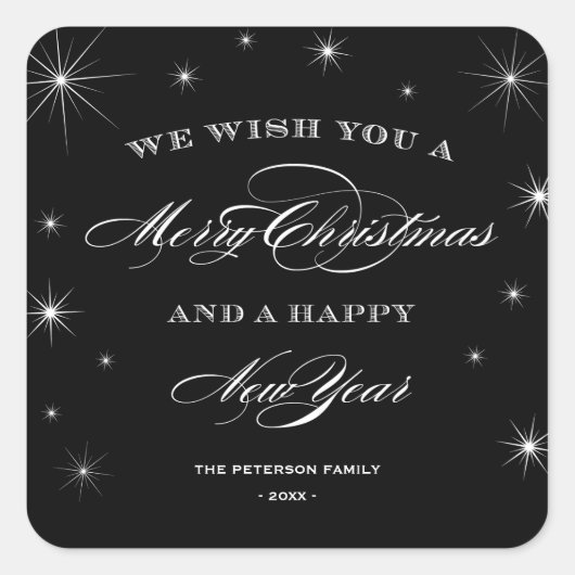 STERRENNACHT | VAKANTIE STICKERS (Voorkant)