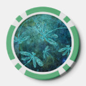 Sterrennacht van de Libel Poker Chips (Achterkant)