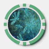 Sterrennacht van de Libel Poker Chips (Voorkant)