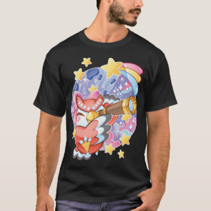 Sterrennacht van de magische uil t-shirt