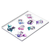 Sterrennacht van de Purrmaid Notitieboek (Linkerzijde)