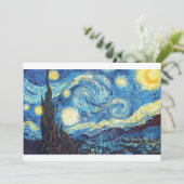 Sterrennacht, Van Gogh, Art Flat Kaart (Staand voorkant)
