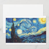 Sterrennacht, Van Gogh, Art Flat Kaart (Voorkant / Achterkant)