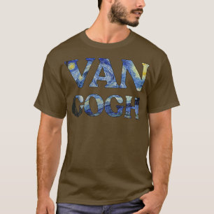 Sterrennacht Van Gogh Art schilderen Vincent Van G T-shirt