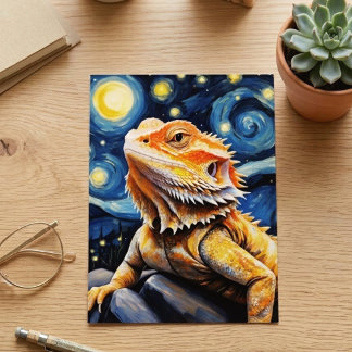 Sterrennacht Van Gogh Baardagaam Kunst Briefkaart