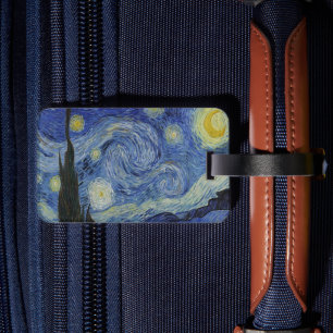 Sterrennacht Van Gogh Bagagelabel