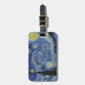 Sterrennacht Van Gogh Bagagelabel (Voorkant verticaal)