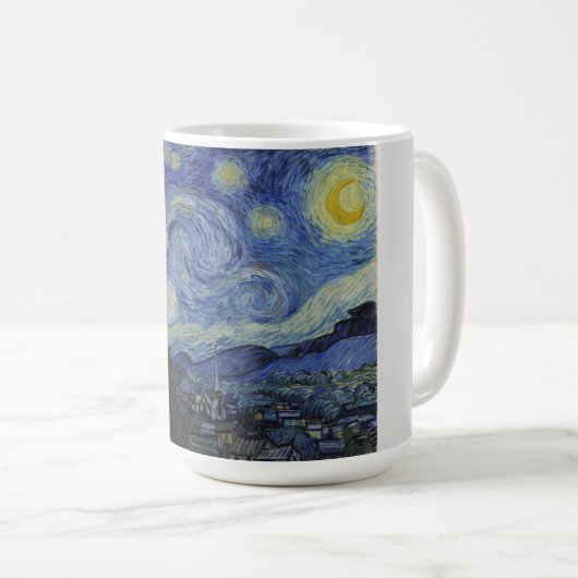 Sterrennacht, Van Gogh beroemd schilderen Koffiemok (Voorkant rechts)