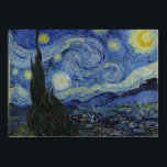 Sterrennacht, Van Gogh beroemd schilderen Poster<br><div class="desc">Vincent Van Gogh Sterrennacht Poster</div>
