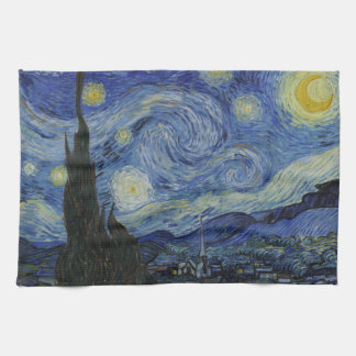 Sterrennacht & Van Gogh/beroemde kunst Theedoek
