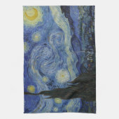 Sterrennacht & Van Gogh/beroemde kunst Theedoek (Verticaal)