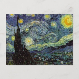 Sterrennacht - van Gogh Briefkaart