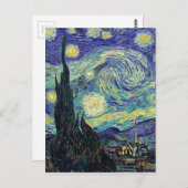 Sterrennacht van Gogh Briefkaart (Voorkant / Achterkant)