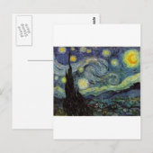 Sterrennacht - van Gogh Briefkaart (Voorkant / Achterkant)