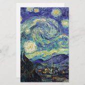 Sterrennacht van Gogh Briefpapier (Voorkant / Achterkant)