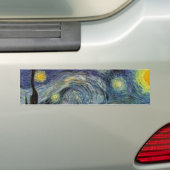 Sterrennacht - van Gogh Bumpersticker (Op auto)