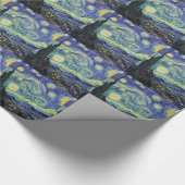 Sterrennacht van Gogh Cadeaupapier (Hoek)