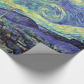 Sterrennacht van Gogh Cadeaupapier (Hoek)