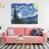 Sterrennacht Van Gogh Canvas Afdruk (Insitu (Woonkamer))