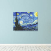 Sterrennacht Van Gogh Canvas Afdruk (Insitu (Houten vloer))