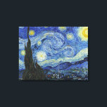 Sterrennacht Van Gogh Canvas Afdruk<br><div class="desc">De Sterrennacht van Van Gogh. Bezoek mijn winkel voor een interessanter ontwerp en meer keuze voor kleuren => zazzle.com/iwheels*</div>
